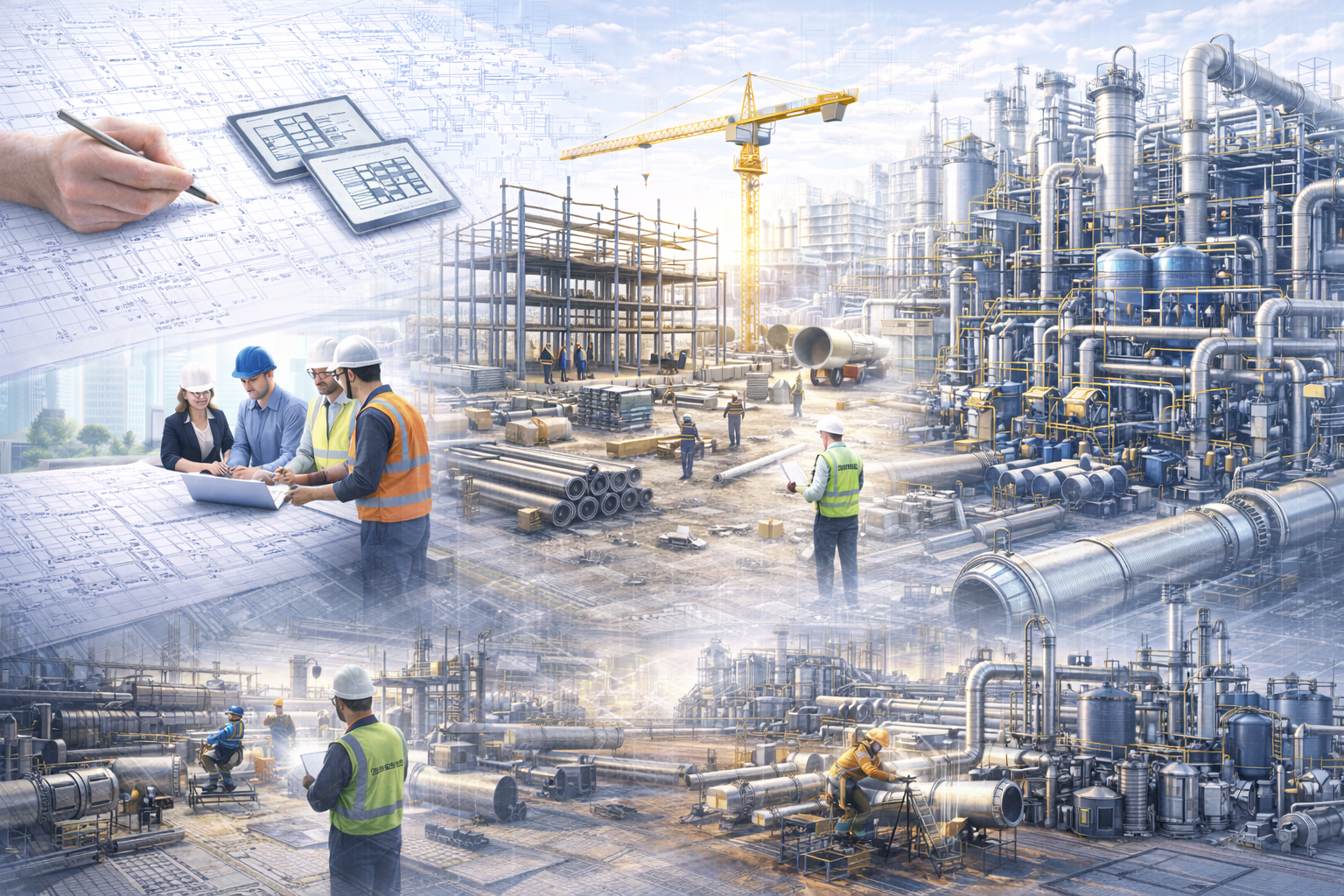 Structural steel fabrication and process piping by SIGMATECH